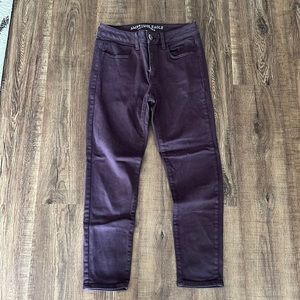 American eagle high rise jegging crop